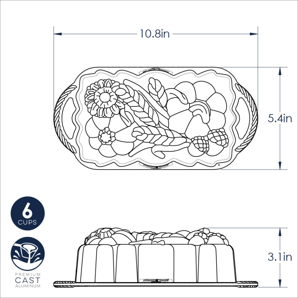 🎅2024 Christmas Promos🔥-6 Cup Capacity Aluminum Loaf Pan