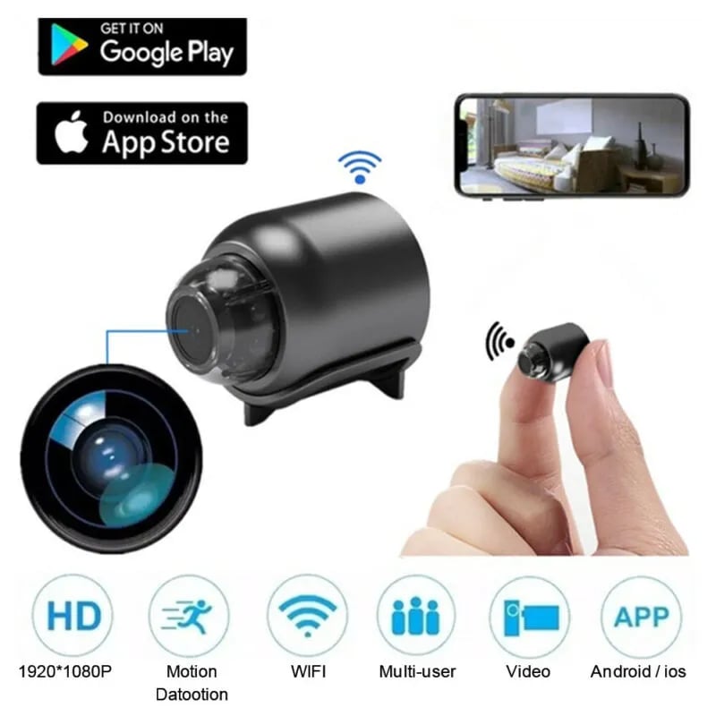 🔥Last Day🔥[SAVE 49% OFF]--📸📸Mini WIFI Camera 1080P HD - Night Vision Included--BUY 2 GET 10% OFF & FREE SHIPPING