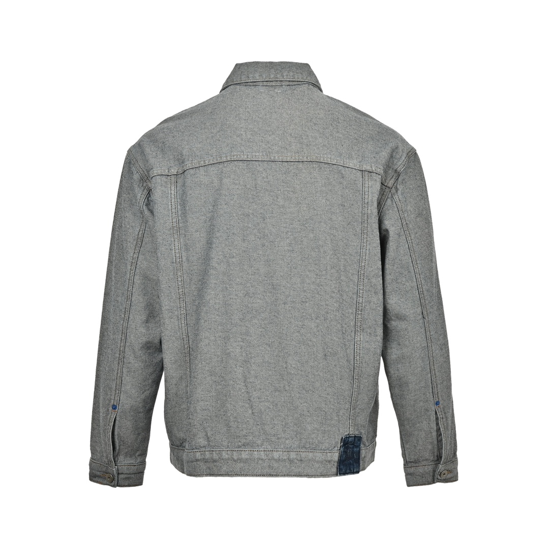 Burberry 24Fw horse print washed denim jacket