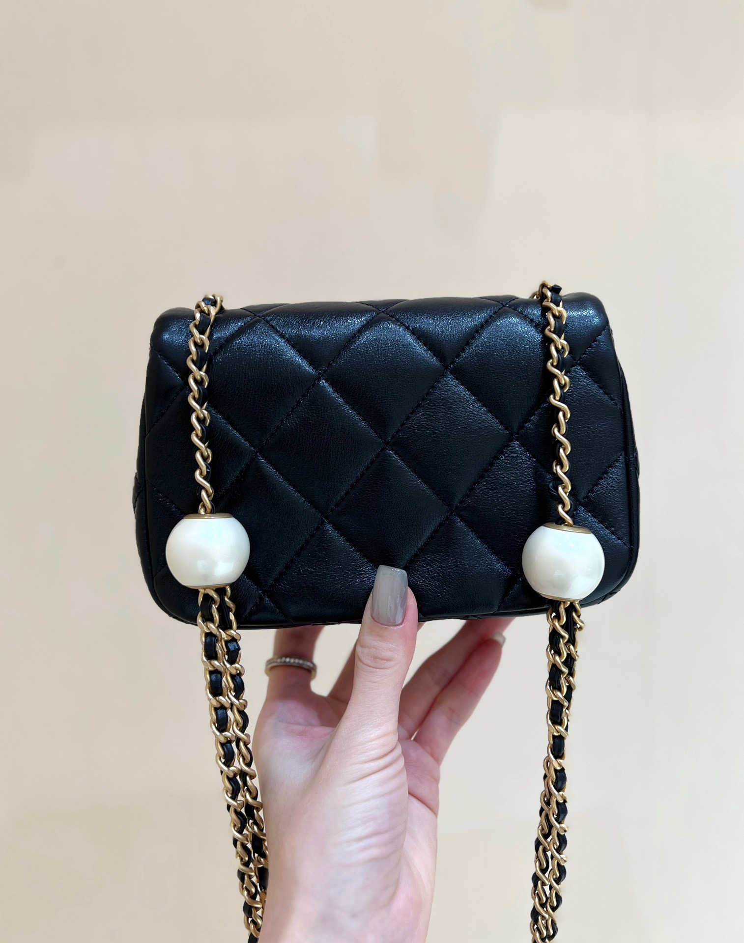 Chanel 24S Spring/Summer Collection Pearl Chain Bag AS4868