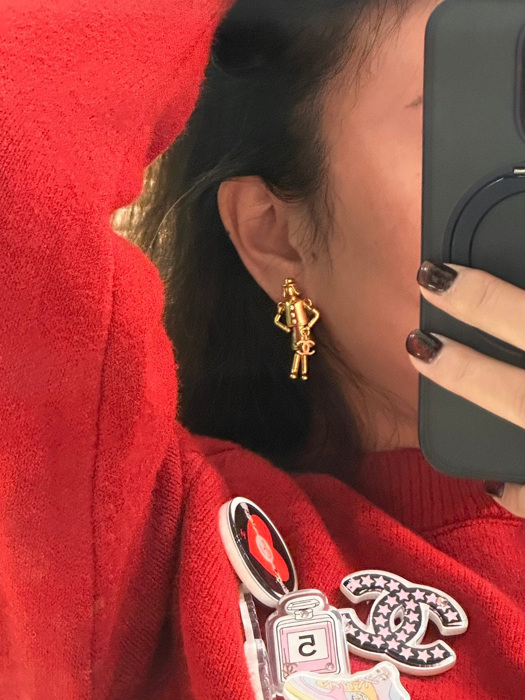 Chanel Doll Earrings
