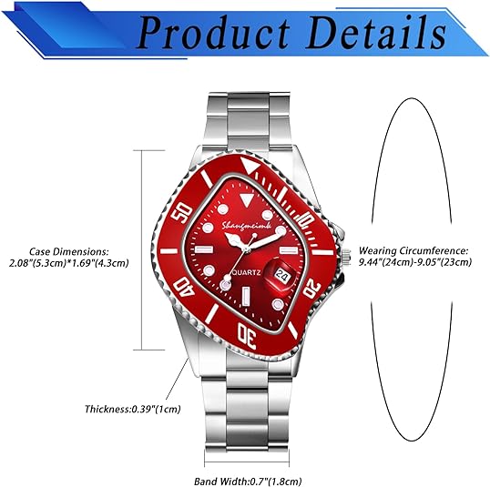 Men's Watch Stainless Steel Twisted