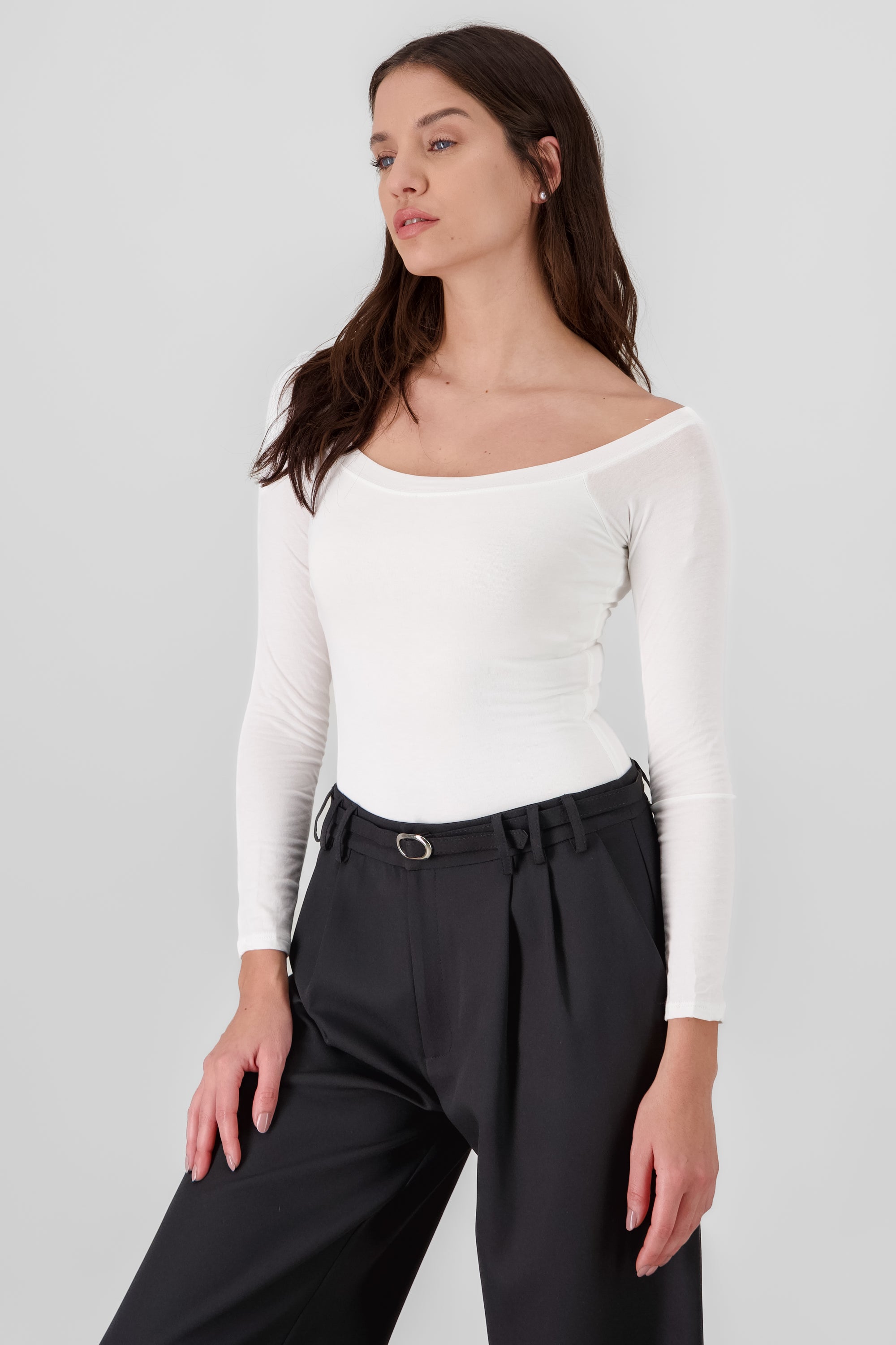 Long Sleeve Off Shoulder Bodysuit