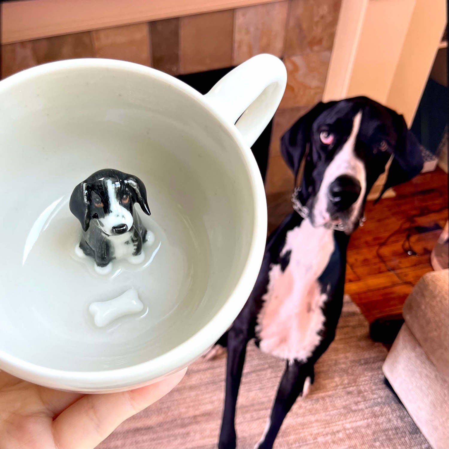 Handmade Custom Pet's Figure Ceramic Mug