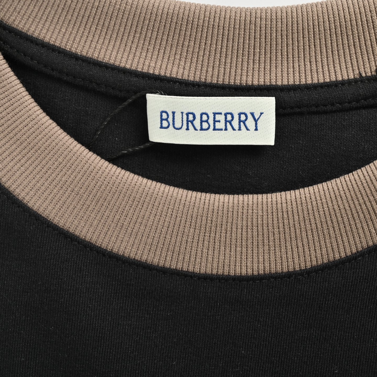 Burberry 25ss patchwork collar horse embroidered short sleeves