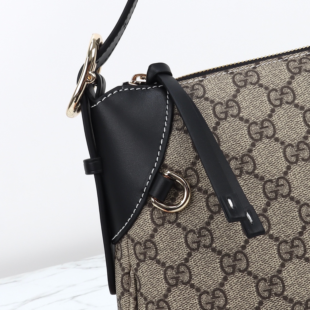 Gucci GG Emblem Medium Shoulder Bag 815216 FAD6L 9741