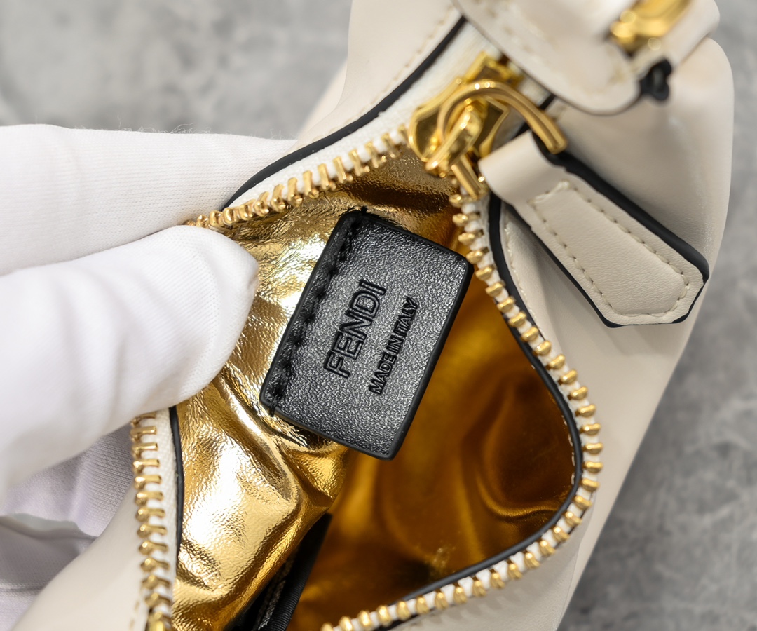 FENDI gray underarm mini bag 2186