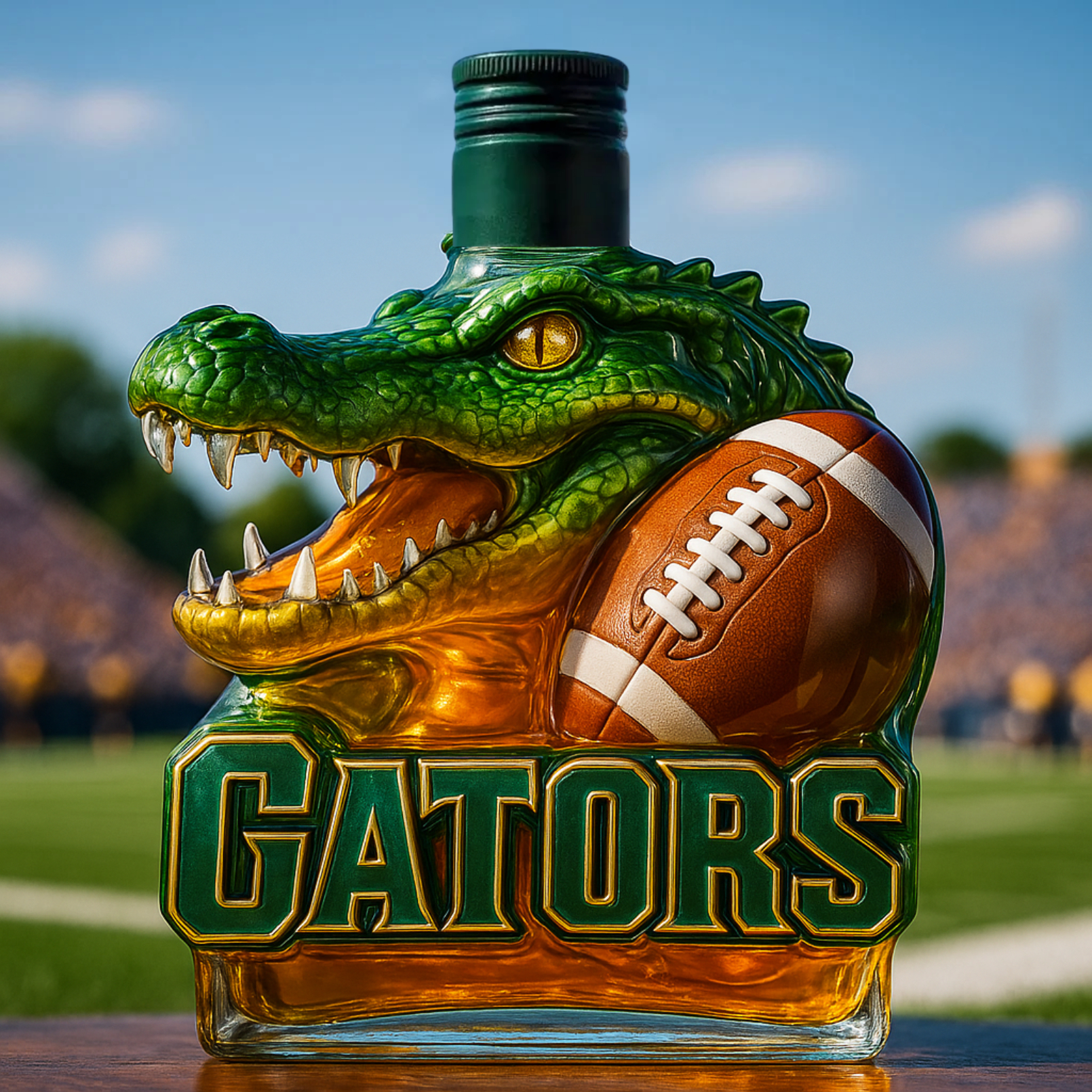 University of Florida Gators Commemorative Whiskey Bottle