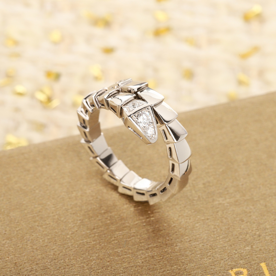 Bulgari snake diamond ring