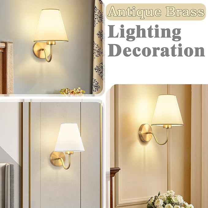 American style fabric bedroom bedside wall lamp（🔥Last Day Promotion 49% OFF🔥）