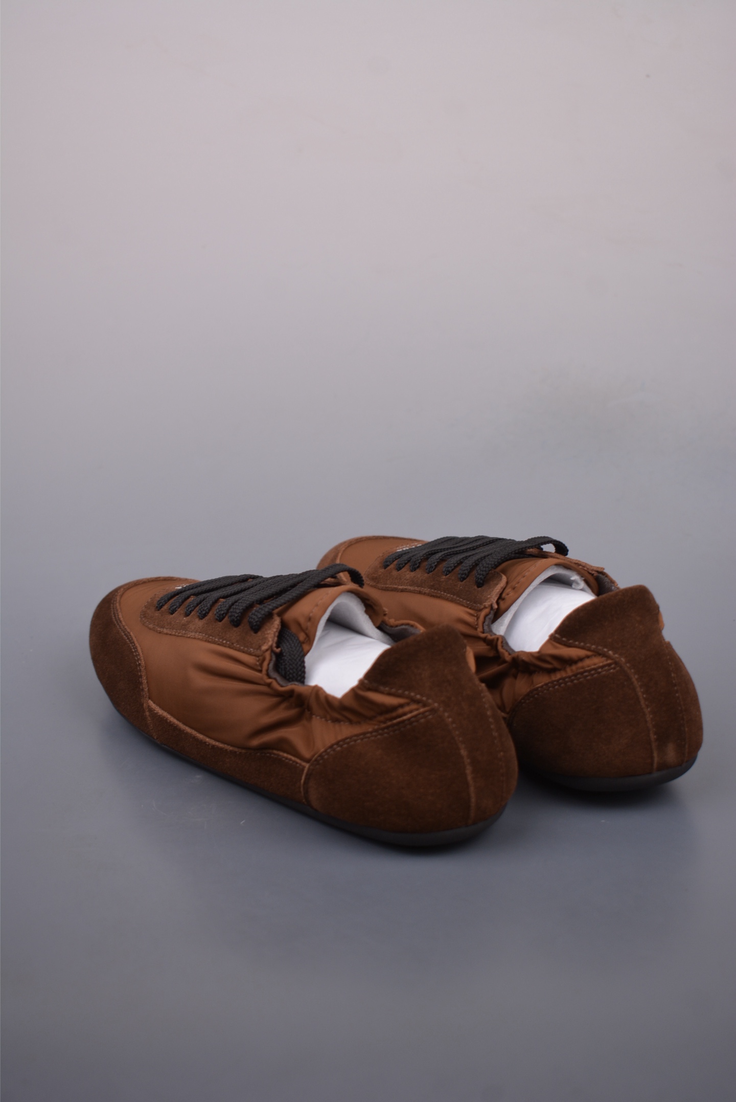 Prada SpringSummer Show Thin-soled Dexterity Shoes Dark Brown