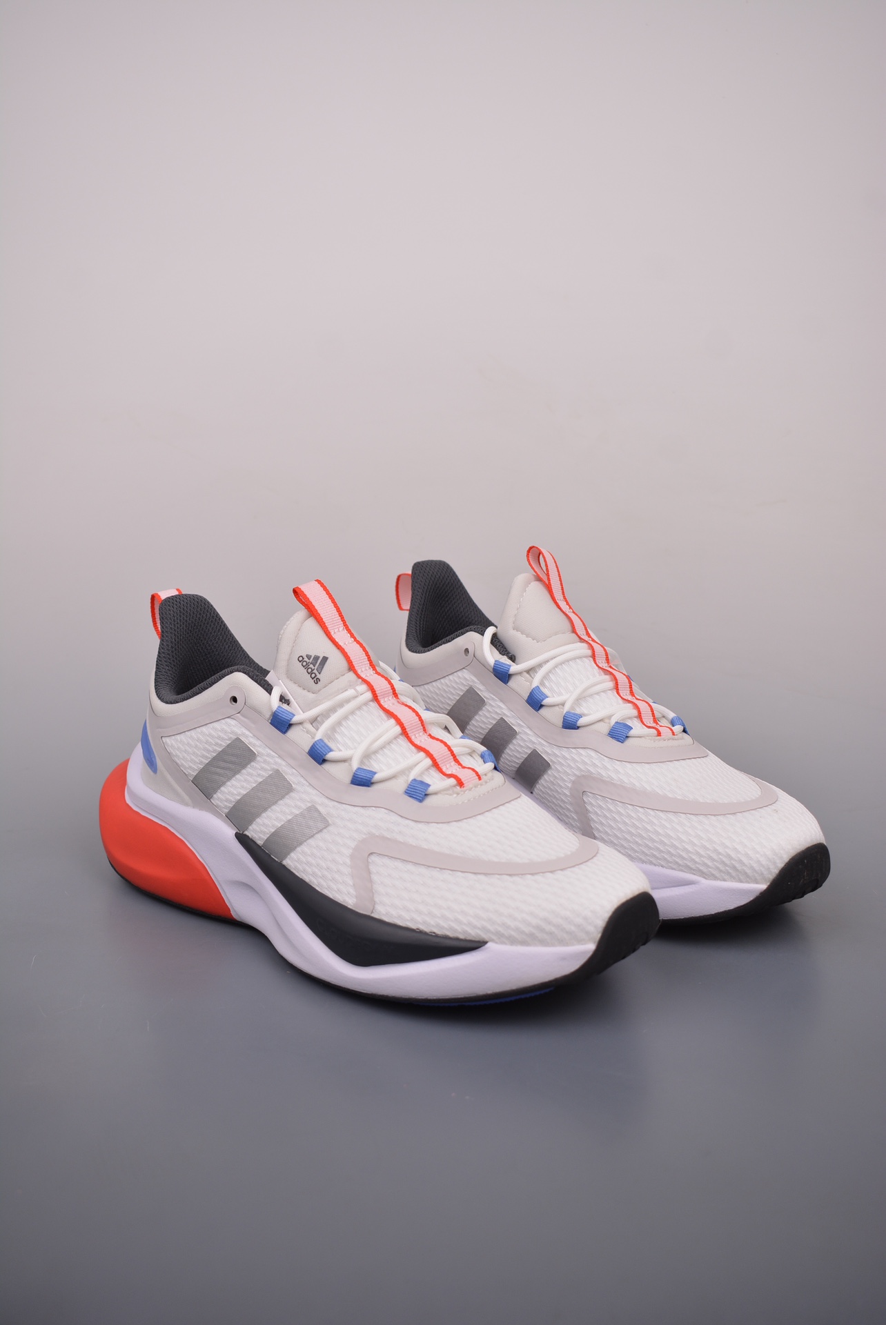 Adidas Alpha Bounce+ White, Black, Blue and Red HP6139