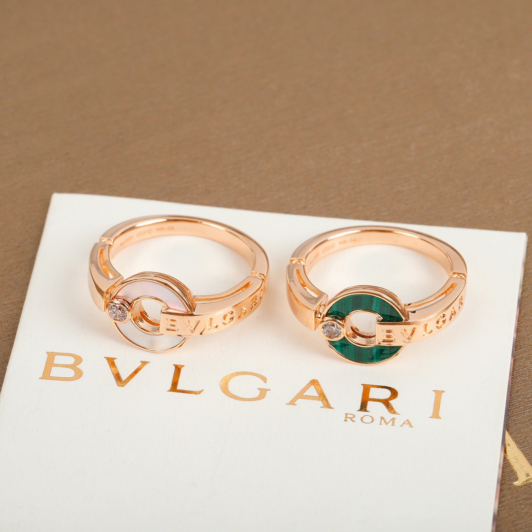 Bulgari Malachite Ring