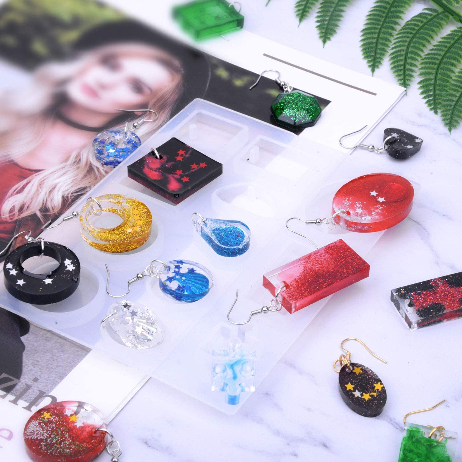 DIY Crystal Glue Jewelry -- One Suit Can Make All Products!