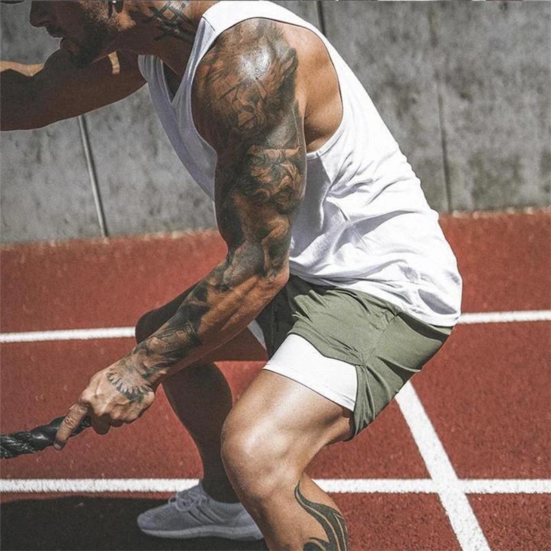 🌊2-in-1 Double-layer Fitness Quick-drying Pants