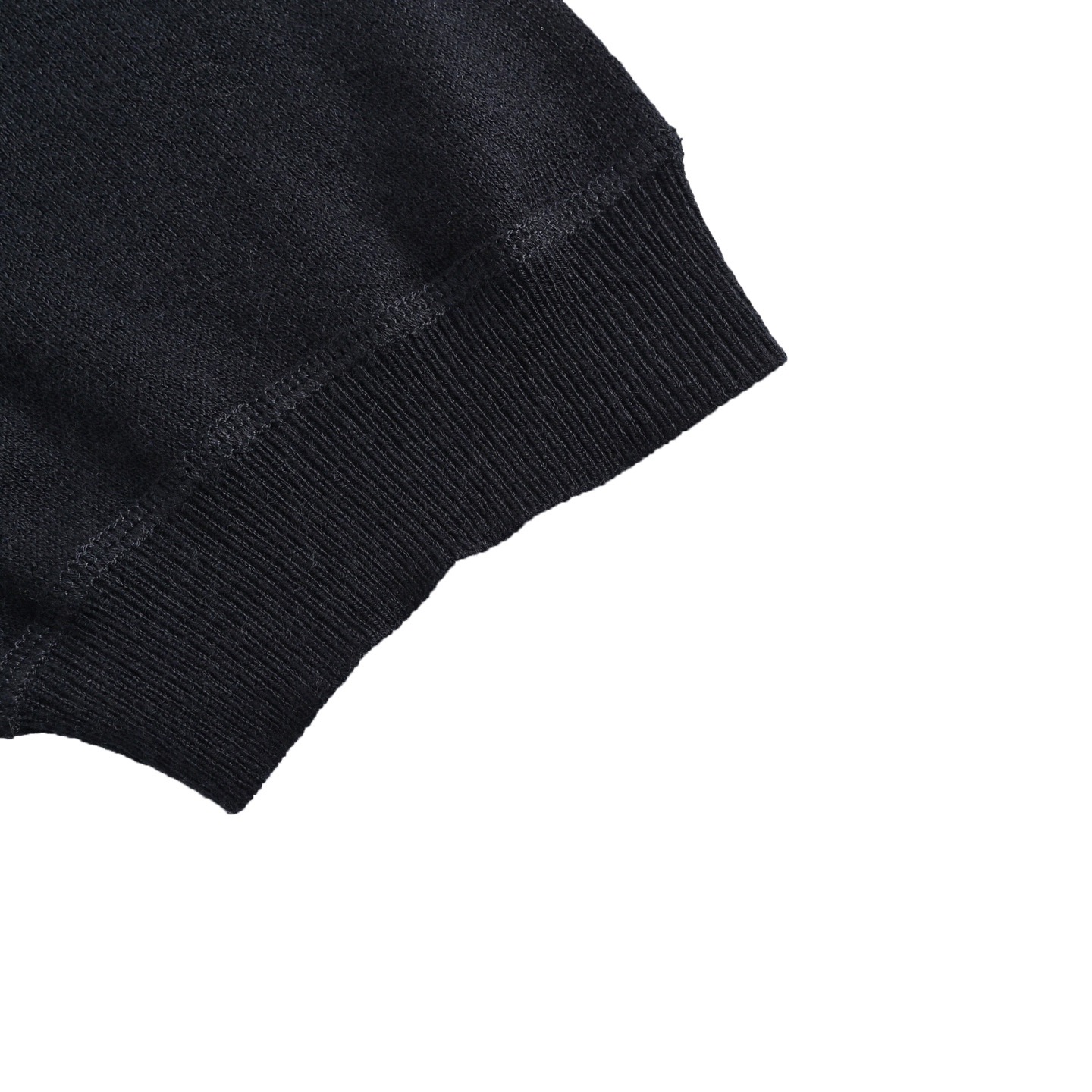 Prada 25ss classic logo jacquard knit short sleeve