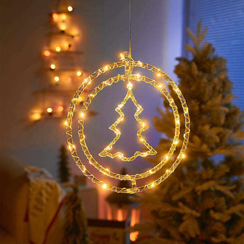 🎄🎅 15.74 in Large Size Rotatable 3D Waterproof Christmas LED Lights Decoration - USB + Remote Control