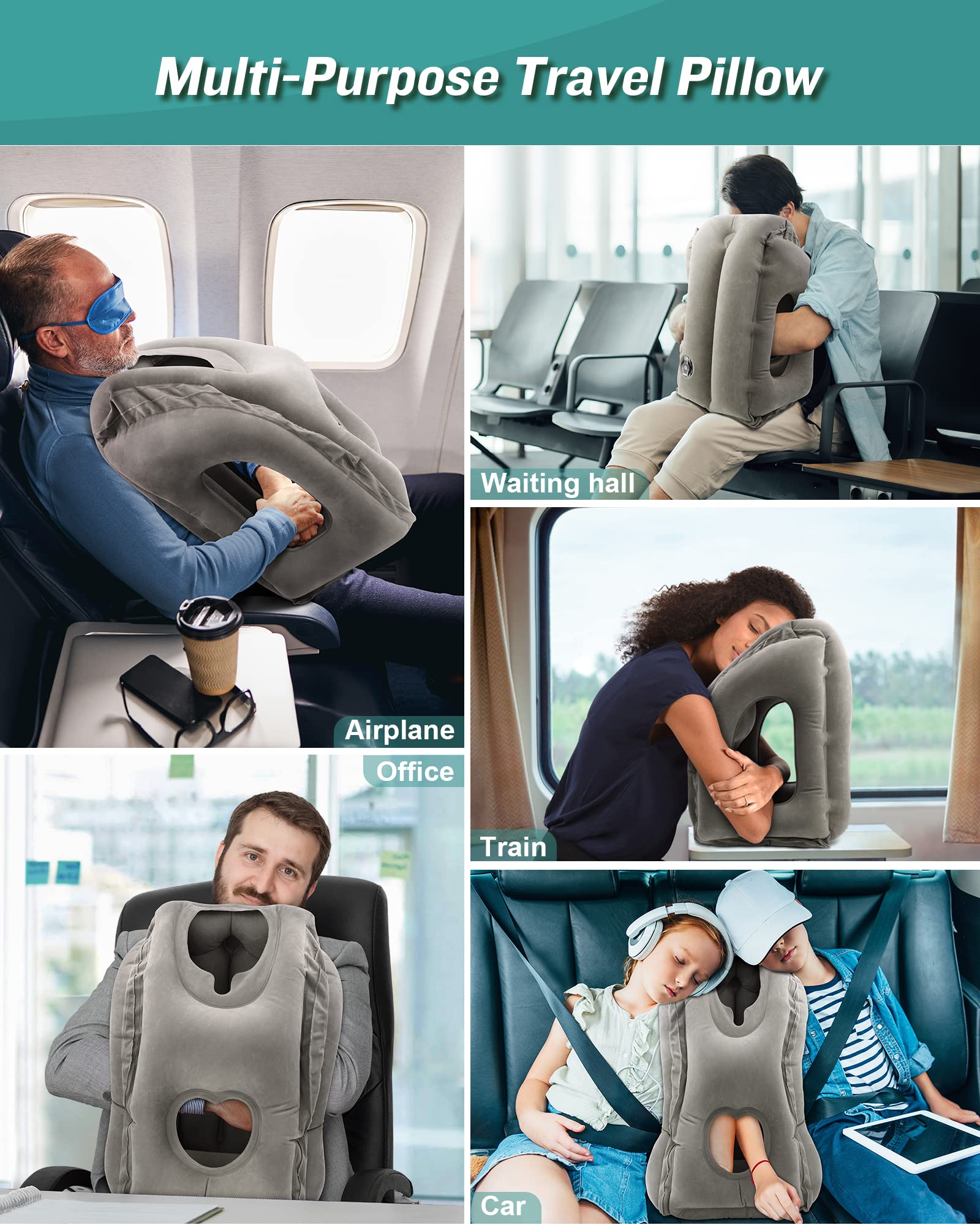 🔥HOT SALE 60% OFF🔥Inflatable Travel Air Pillow