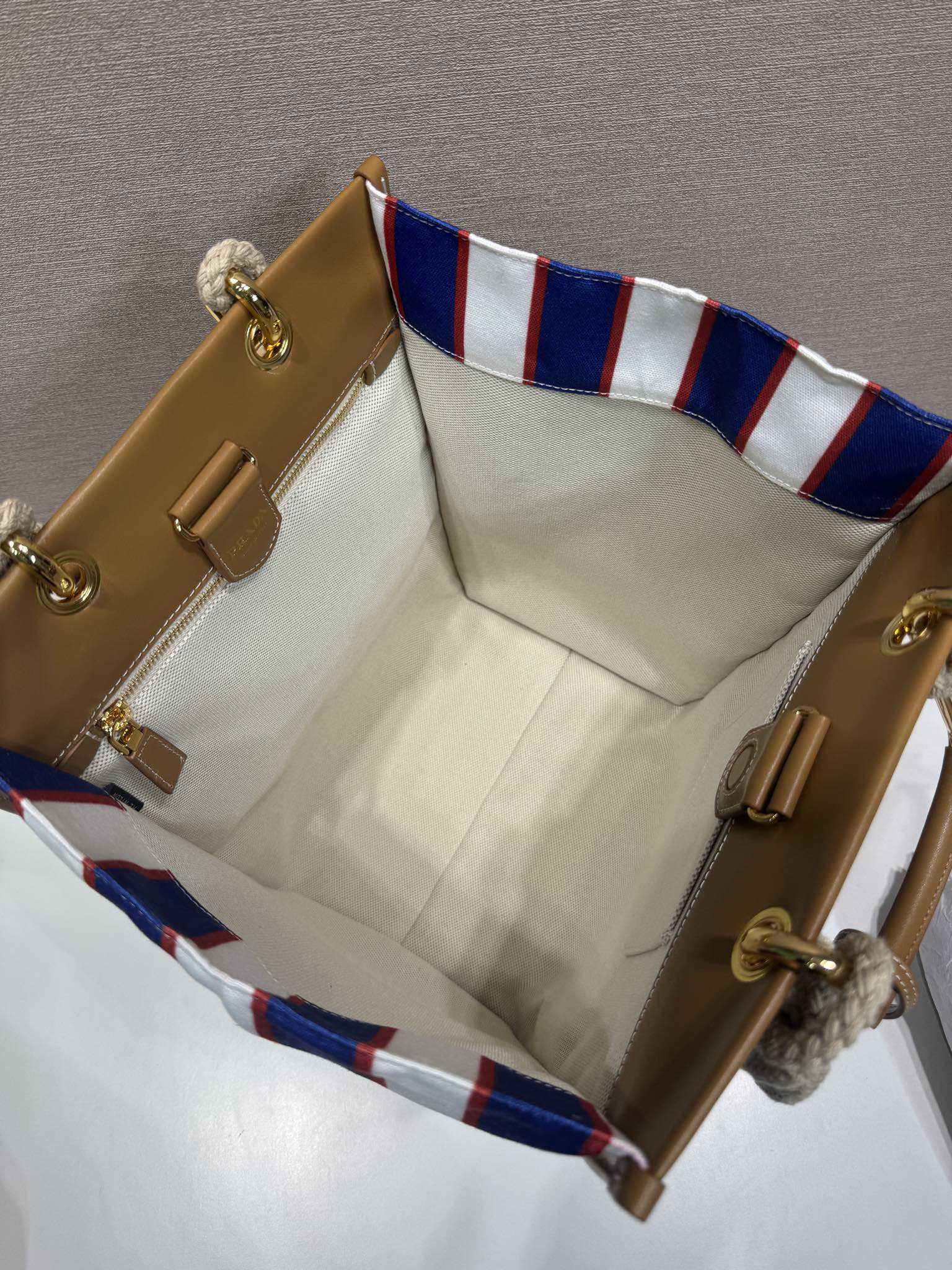 Prada Canvas Tote Bag 1BG561