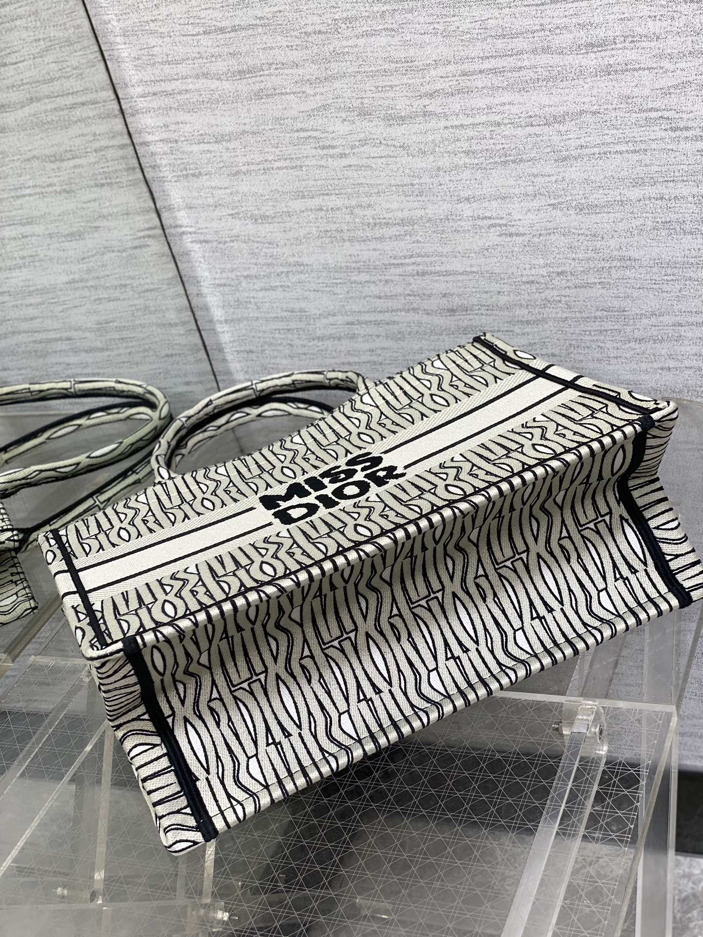 Dior Miss Embroidered Tote Shopping Bag