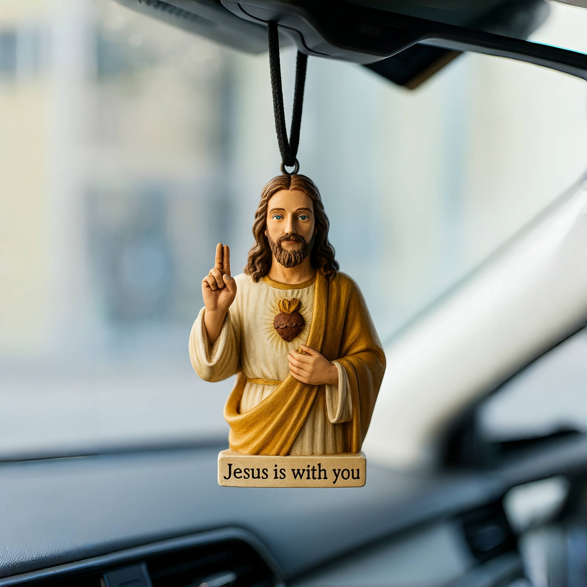 Jesus Car Pendant | Rearview Mirrors Hanging Ornament