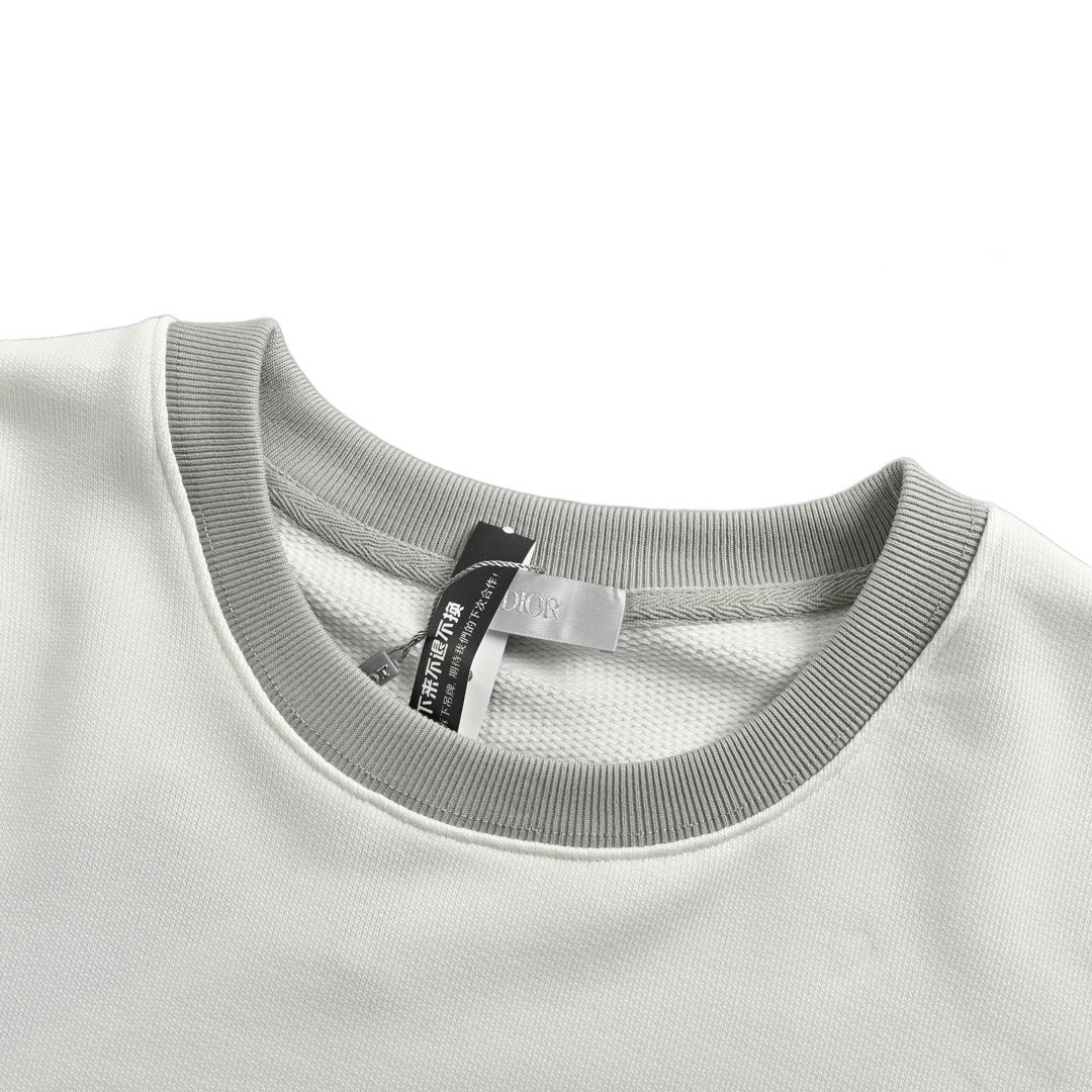 Dior 24Fw monogram logo print paneled sweatshirt