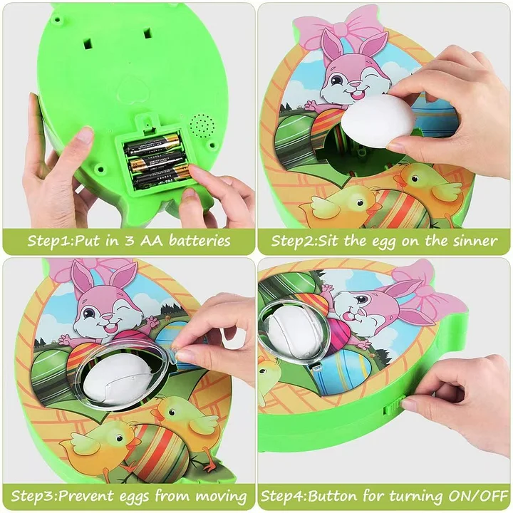 ✨Easter Day 60% OFF✨Mazing Egg Lathe -Perfect gift for Kids🐣
