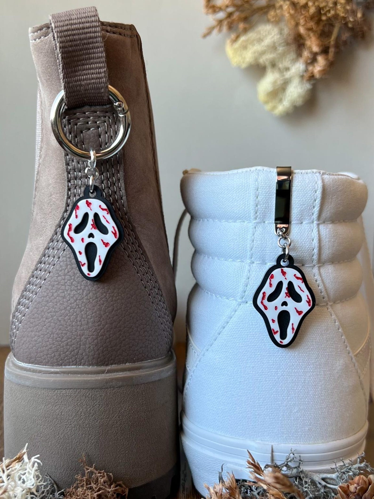 Back of Shoe Charm, Pull Loop Boot Charm, High Top Sneaker Clip - 2 Pack