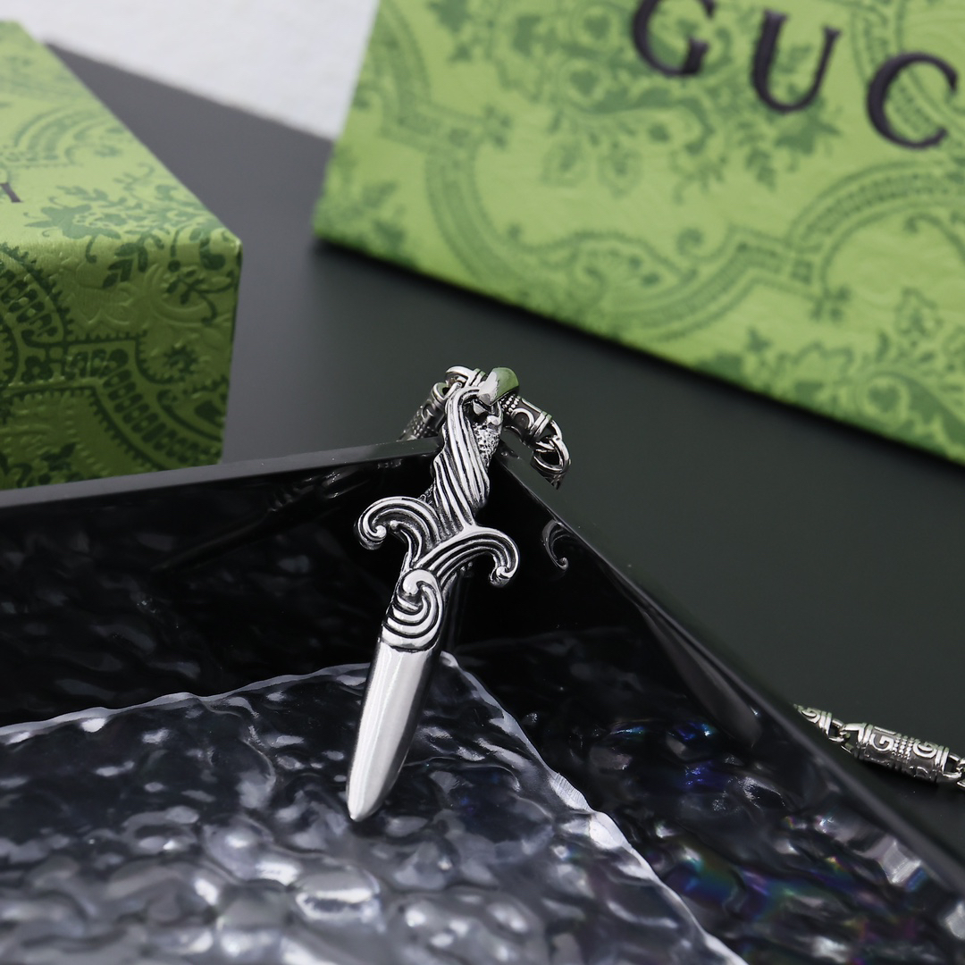Gucci GG Sword Vintage Necklace