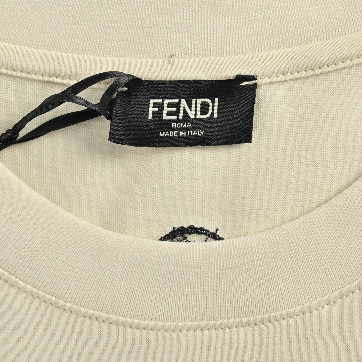 Fendi 25ss stamp print short-sleeve shirt