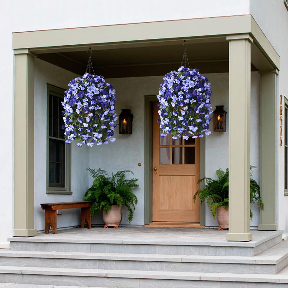 Artificial Hanging Flowers Basket