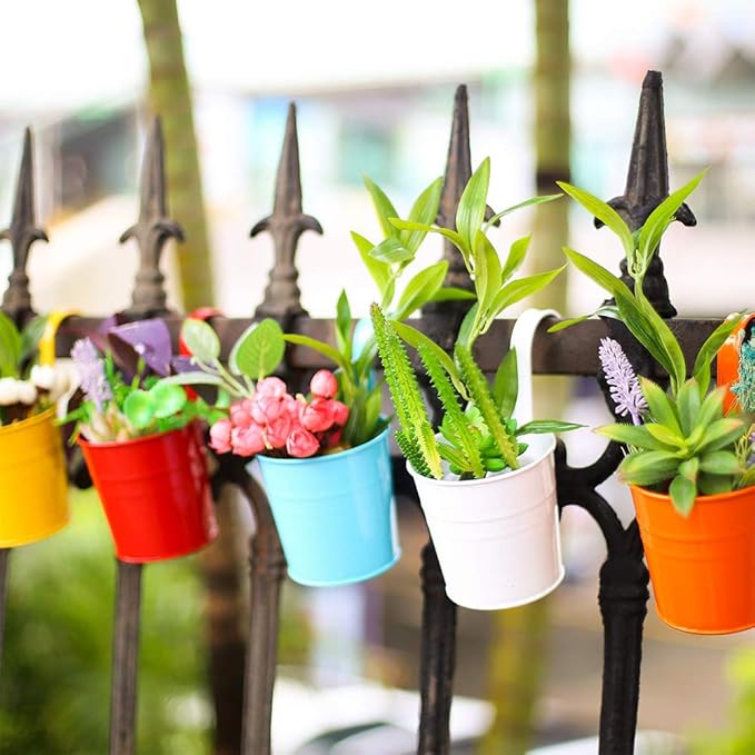 🎍🎍Metal Bucket Hanging Flower Pot(🌺Flash Sale - 50% Off)