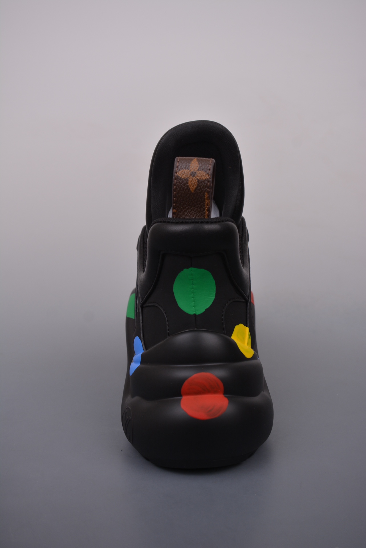 Louis Vuitton Archlight Sneakers Black Brown Rainbow Dots