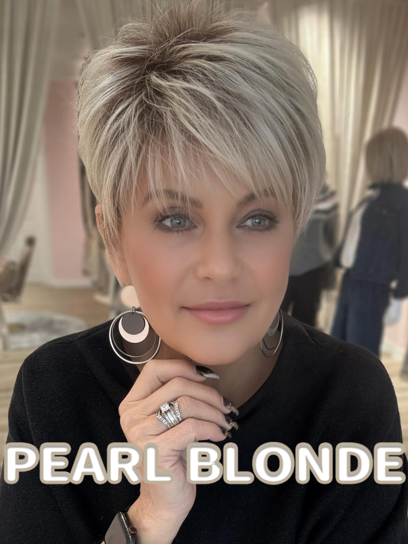 Feathered Pixie Wig With Tapered Cut