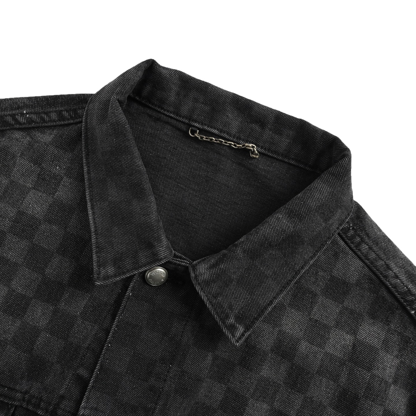 Louis Vuitton 24Fw gradient checkerboard washed denim jacket