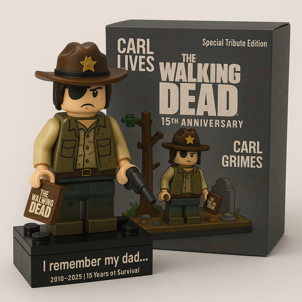 Carl Lives｜The Walking Dead 15th Anniversary Block Figure