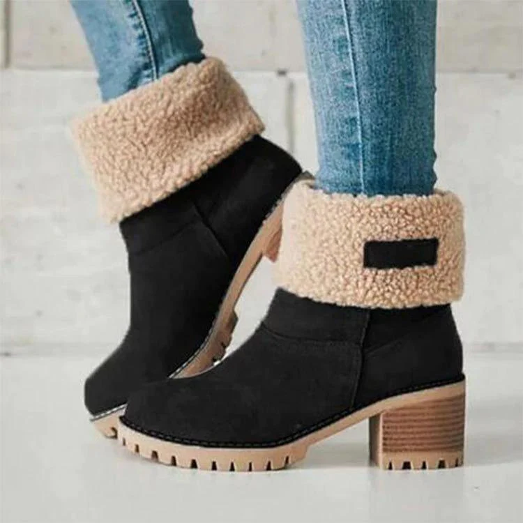 Women's Winter Boots with Fur for Warm Toes