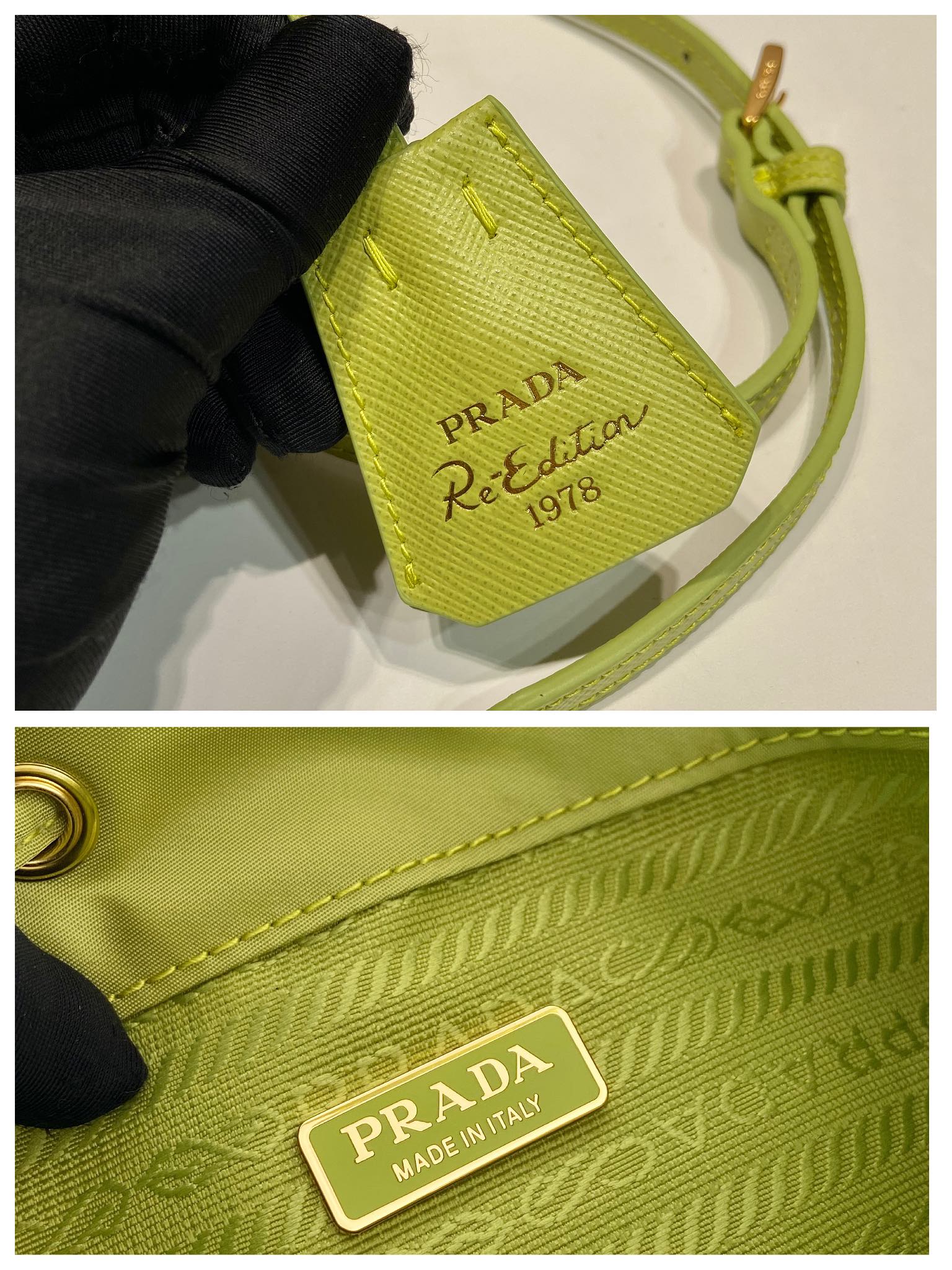 Prada Nylon Bucket Bag 1BE067