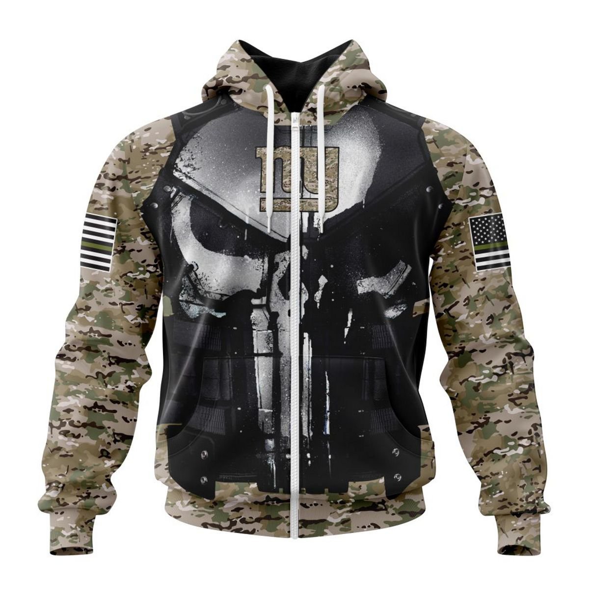 NEW YORK GIANTS 3D HOODIE SPECIAL VETERAN KITS