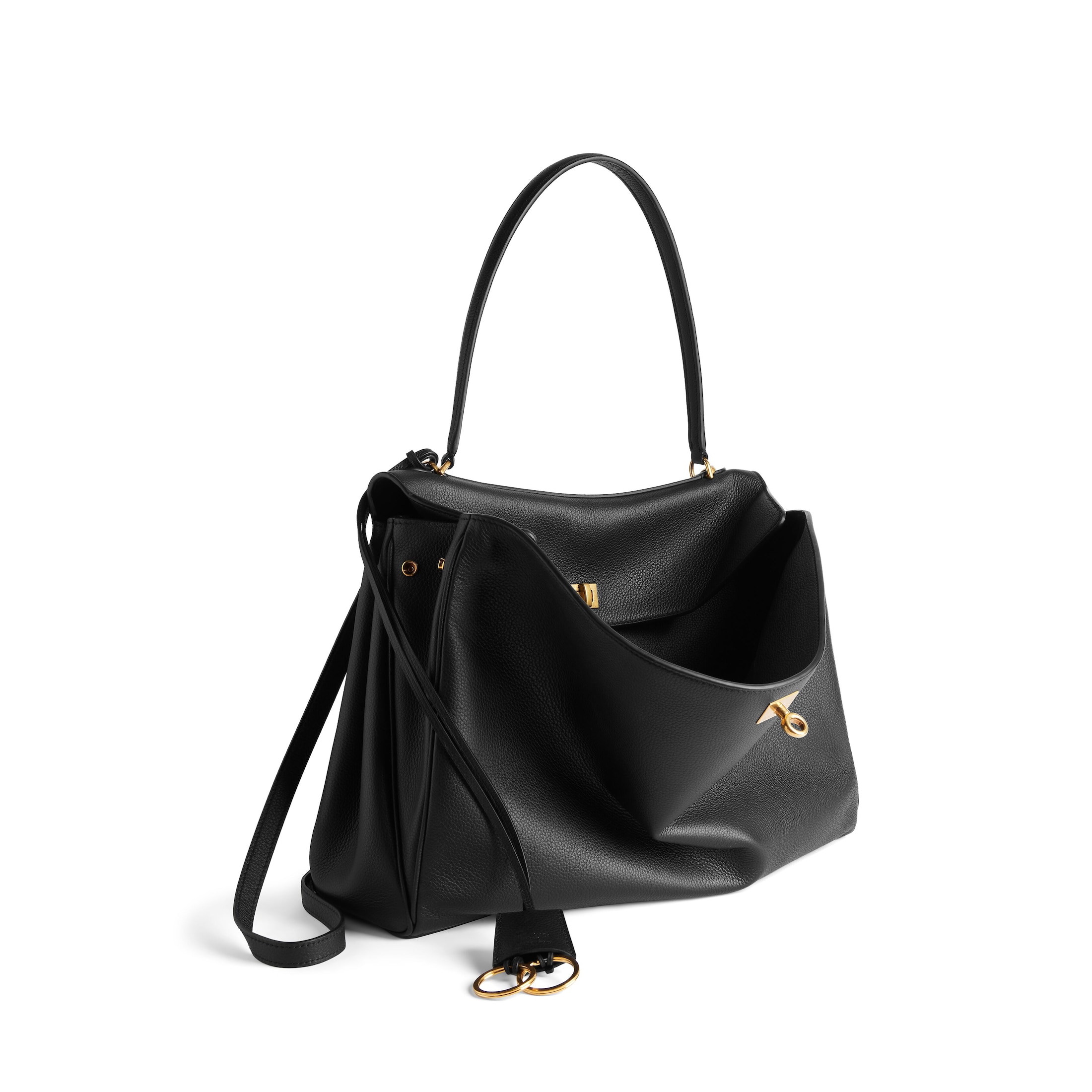 Balenciaga Women's Rodeo Handbag Large Grained Calfskin7897442ABV51000