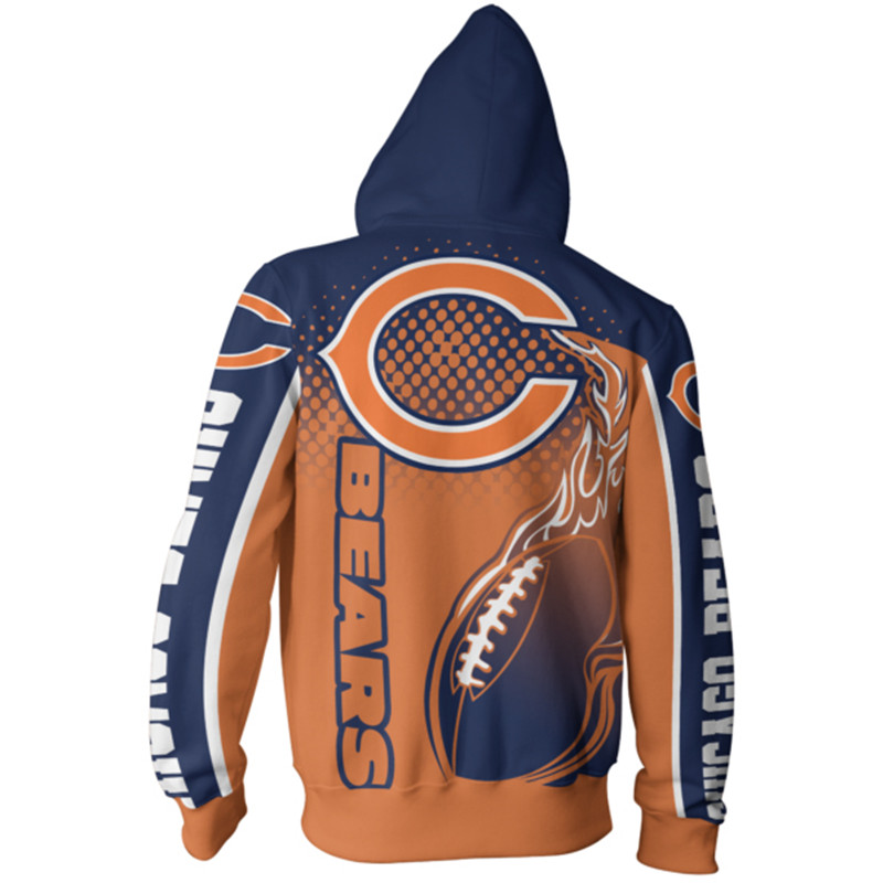 CHICAGO BEARS 3D HOODIE CCBB011