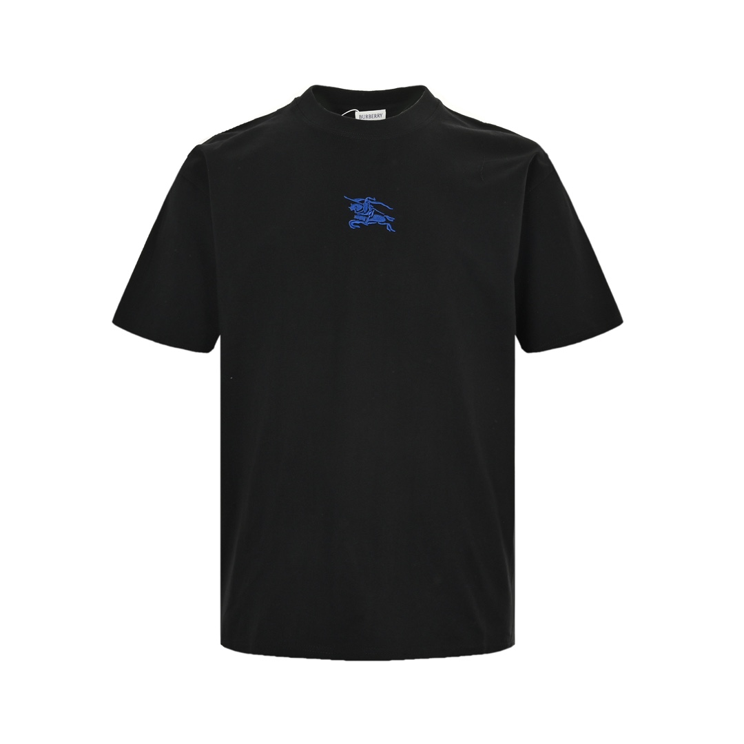 Burberry 24ss short sleeves with horse embroidery on chest