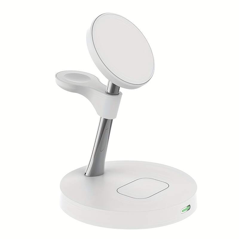 [Wireless 3in1 Charger] Wireless Charger 3in1 Charging Station - Compatible with iPhone 16 15 14 13 12 Series, AirPods, iWatch Series and Galaxy Watch Series