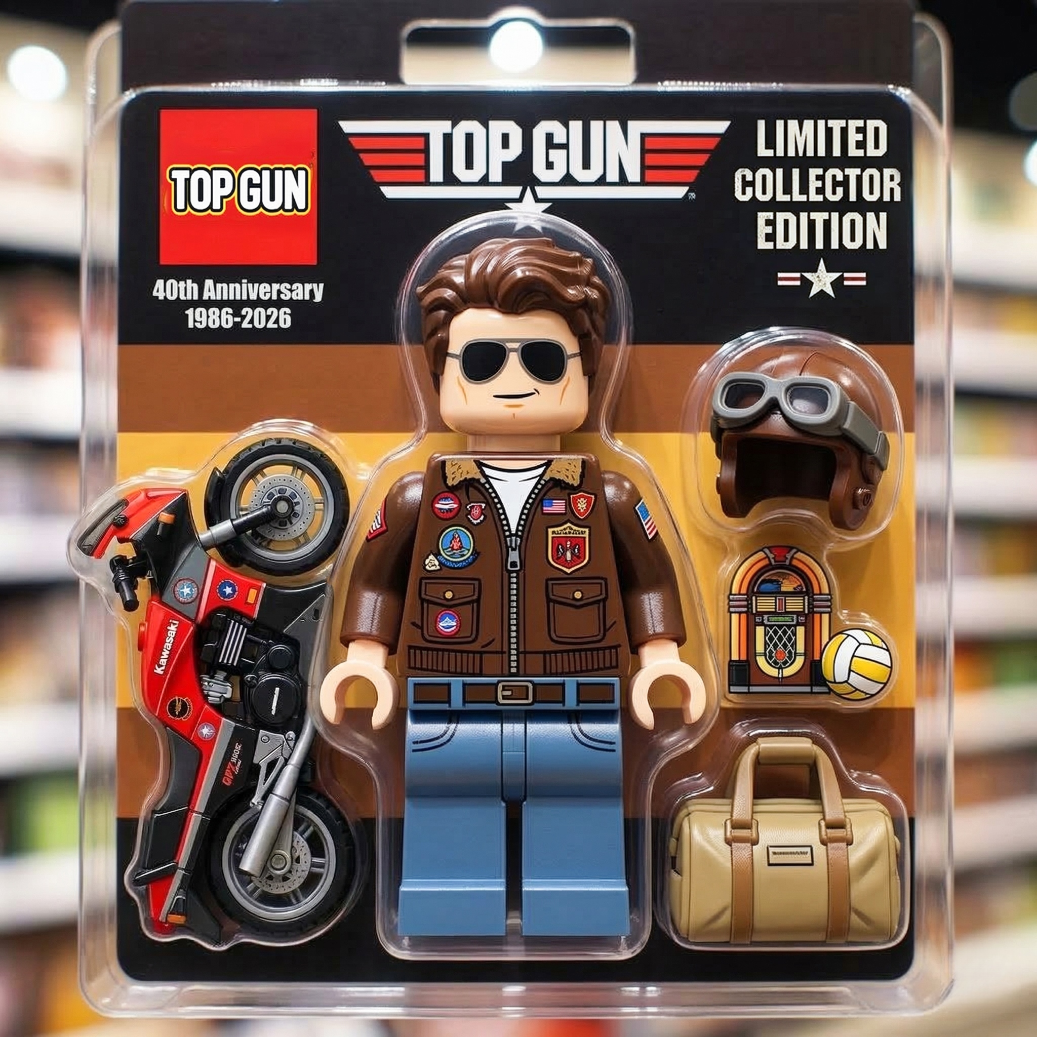 TOP GUN 40th Anniversary（1986–2026）Building Block Set