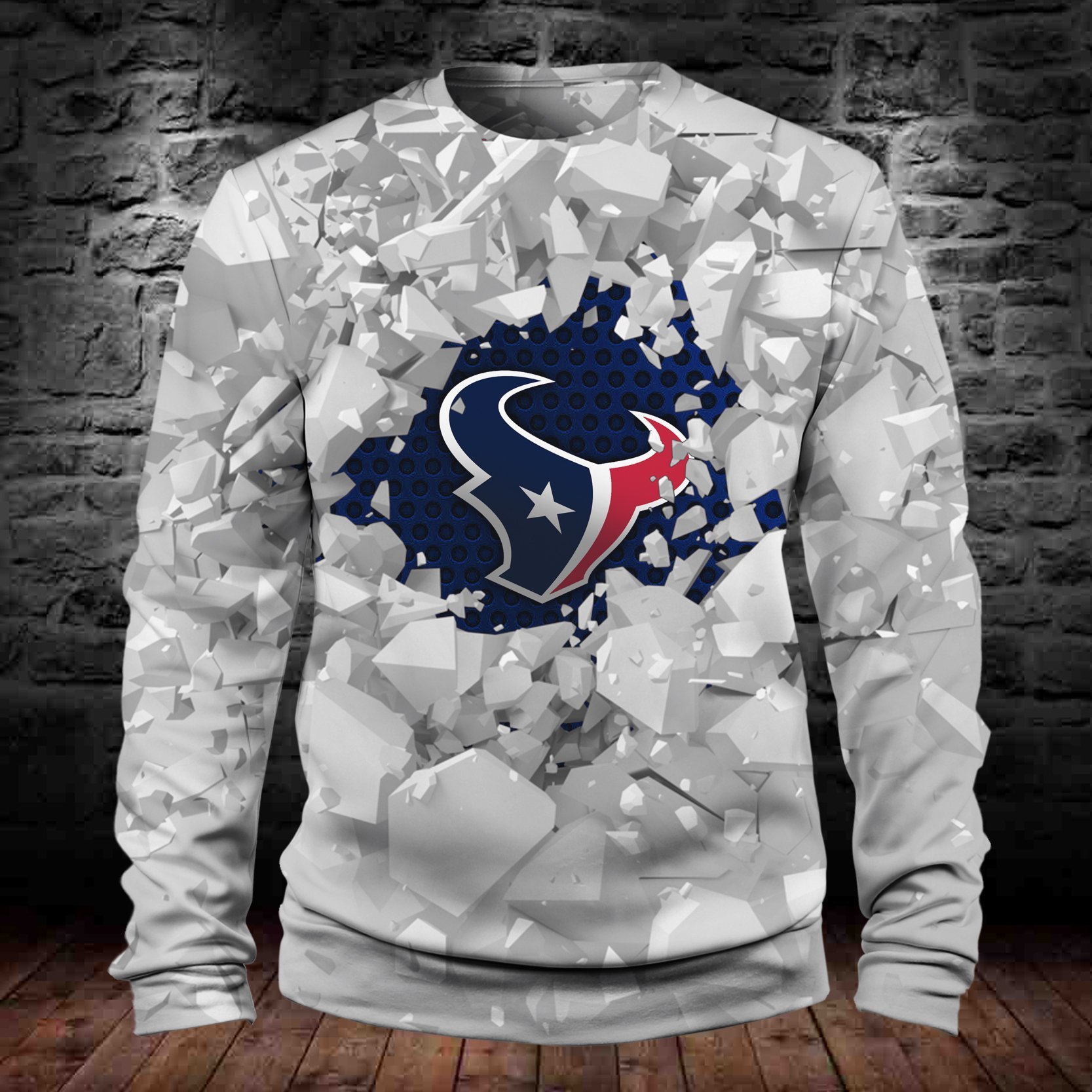 TEXANS HOODIE 3D ICE13