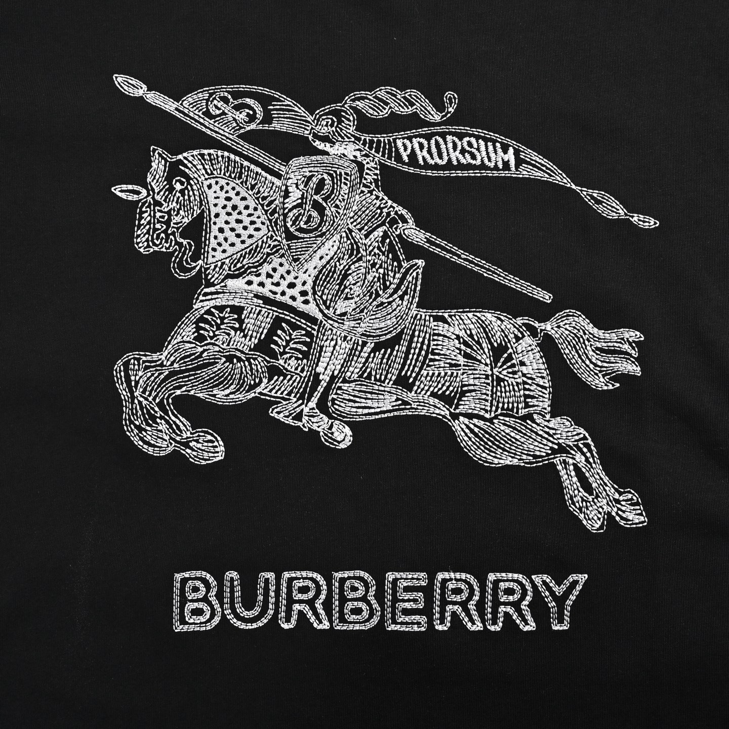 Burberry Knight Horse Embroidered Short Sleeve