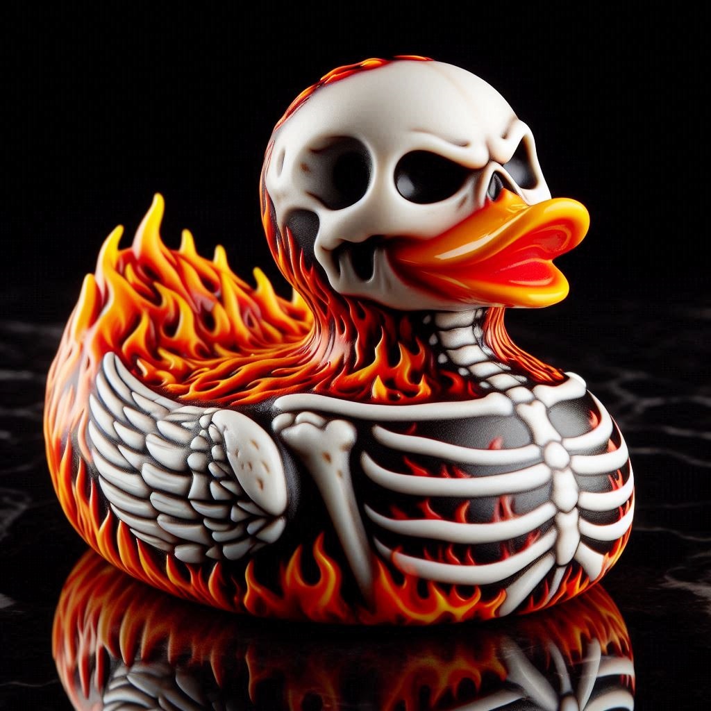 Skull Rubber Duck