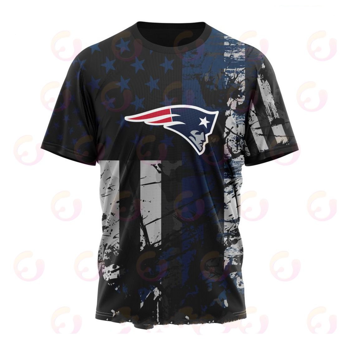 NEW ENGLAND PATRIOTS 3D HOODIE JERSEY FOR AMERICA