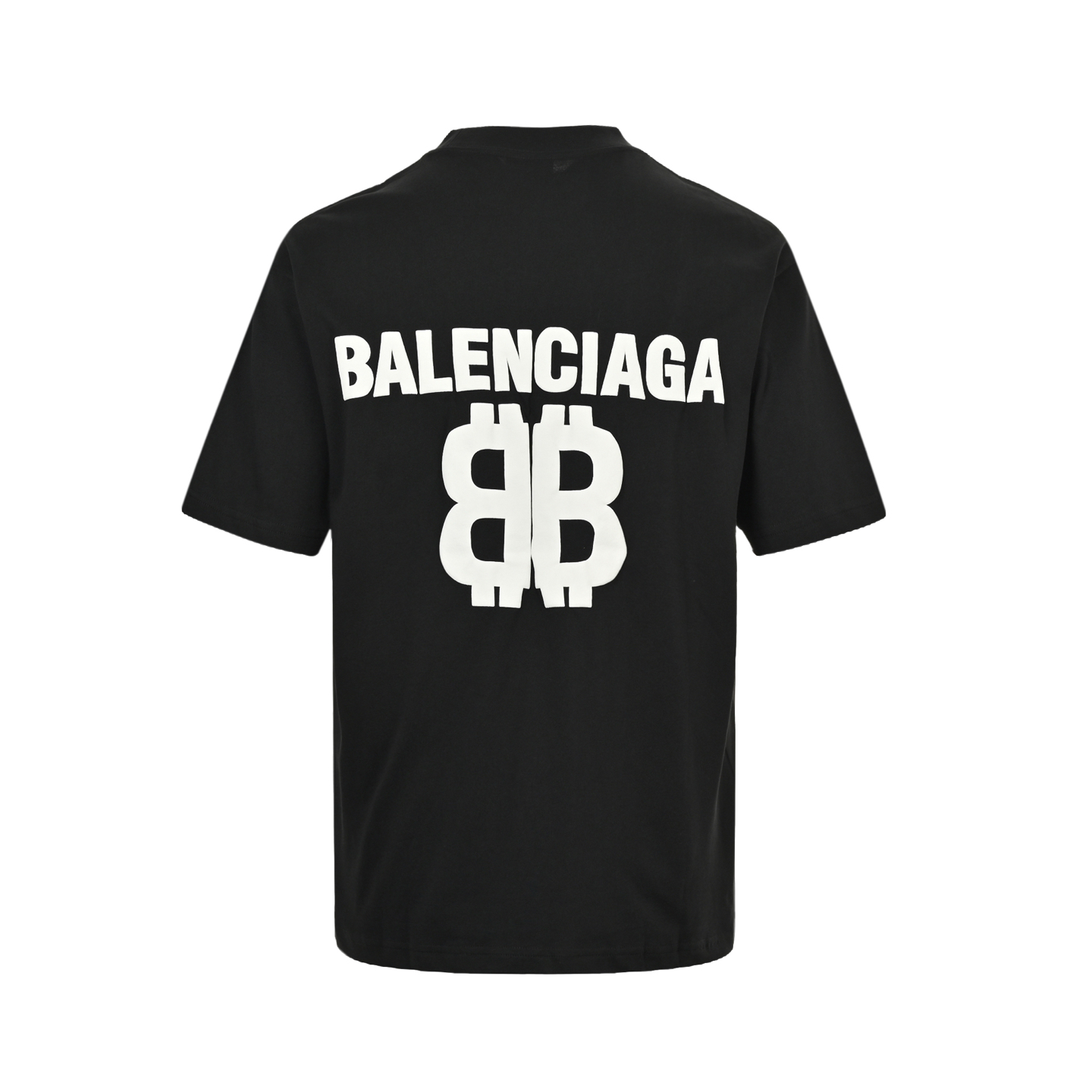 Balenciaga 25ss double B foam letter print short sleeves