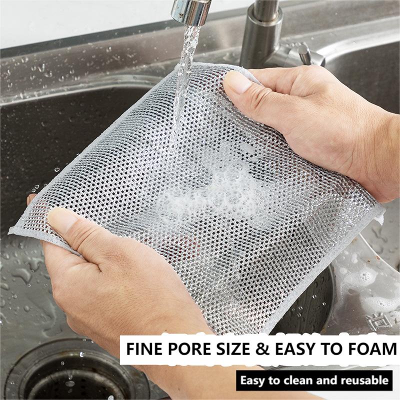 🔥Last Day Promotion 49% OFF🔥Multipurpose Wire Miracle Cleaning Cloths-Buy 20 Get 20 (40 PACK👍EACH JUST $0.99 ONLY TODAY)